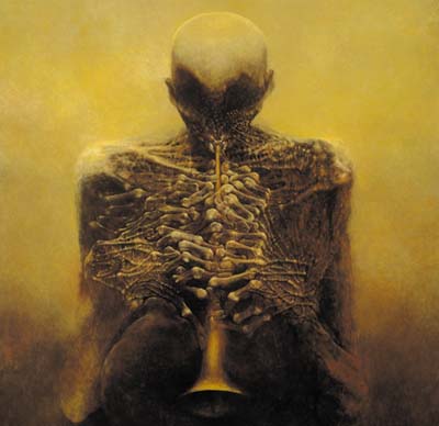 . : Zdzislaw Beksinski. : Trumpet