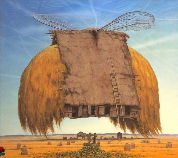 . : Jacek Yerka. : "Express Delivery". : imageserver.ru