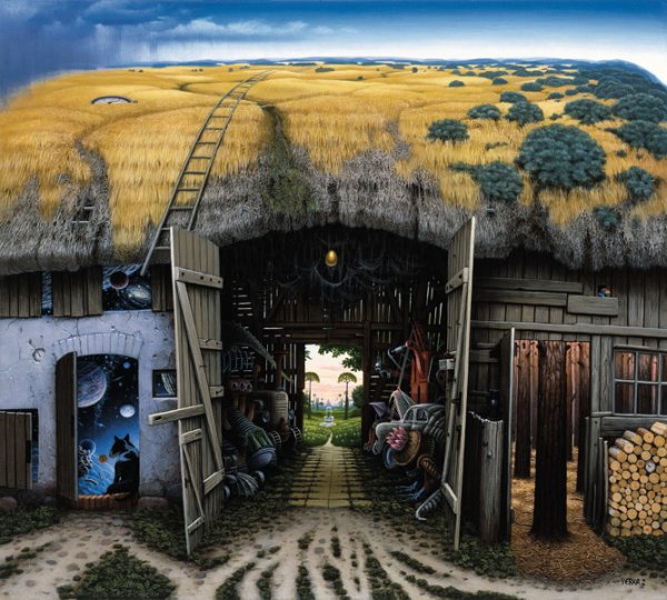 . : "Epitafium". : Jacek Yerka. : http://yerka.org.ru/pages/epitafium.html#