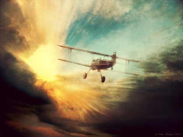 Иллюстрация. Название: "Полёт Экзюпери". Автор: Руслан Кадиев. Источник: http://www.photosight.ru/photos/3025926/