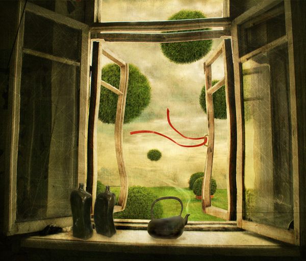Иллюстрация. Название: «Окно в мир». Автор: Anna La Mouton. Источник: http://www.photosight.ru/photos/2258217/