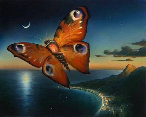 Иллюстрация. Название: «На крыльях бабочки». Автор: Владимир Куш. Источник: https://опиши-мне.рф/post-485