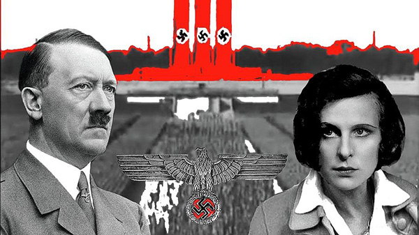 . : David Lee Guss. : «Hitler and Leni Riefenstahl» (). : https://images.fineartamerica.com/images/artworkimages/mediumlarge/1/hitler-and-leni-riefenstahl-collage-1936-color-added-2016-david-lee-guss.jpg