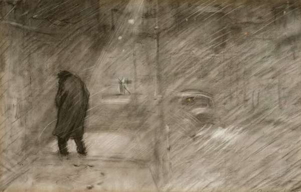 . :  . : «  » (1956 .). : http://glazunov.ru/tvorchestvo/gorodskoi-tsikl/raboty/1956-metel-na-petrogradskoi