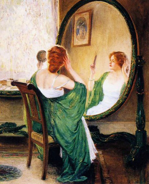 Гай Роуз. Зелёное зеркало. 1911 г.