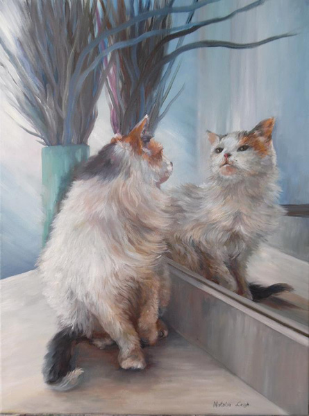  .   . : https://fineartamerica.com/featured/cat-and-the-mirror-natalia-leigh.html