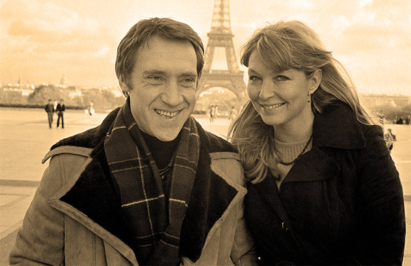 Владимир Высоцкий и Марина Влади в Париже. 1977 год. Фото Джеймса Андансона.