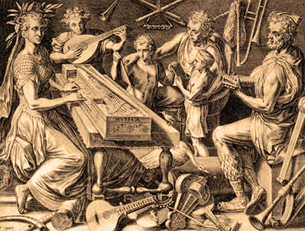Корнелис Корт. Музыка (1565)