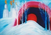 Wintry sun, 1997. Oil on canvas, 9770 cm