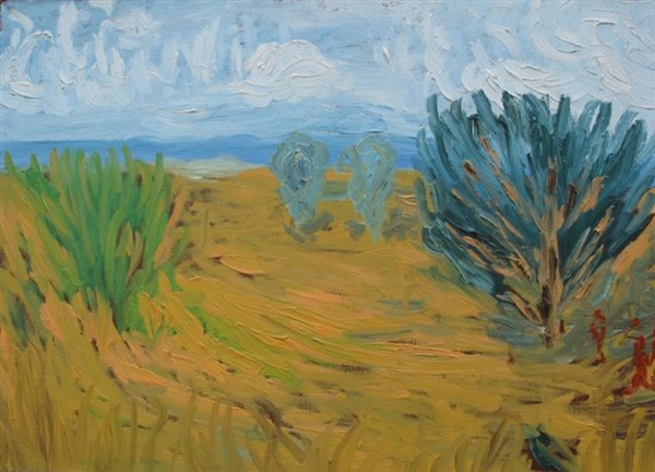 Summer landscape,  2006  Oil on canvas,  50  70 cm