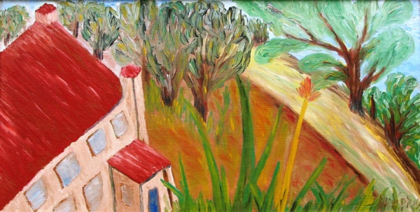 Landscape 1,  2006  Oil on canvas,   50 х 100 cm