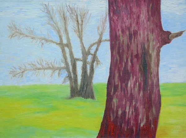 Tree, 2008 il on canvas, 50x70 cm