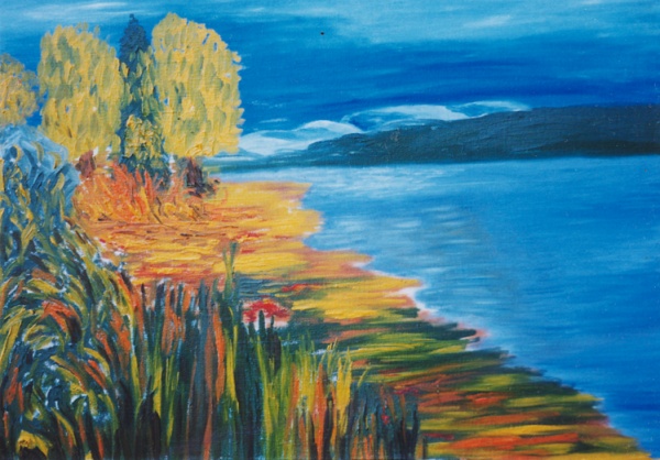 Coast, 1997 il on canvas, 9770 cm